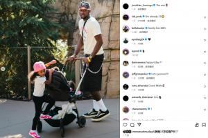 合同搞定社媒回归！库明加恢复Instagram晒休赛期动态合集